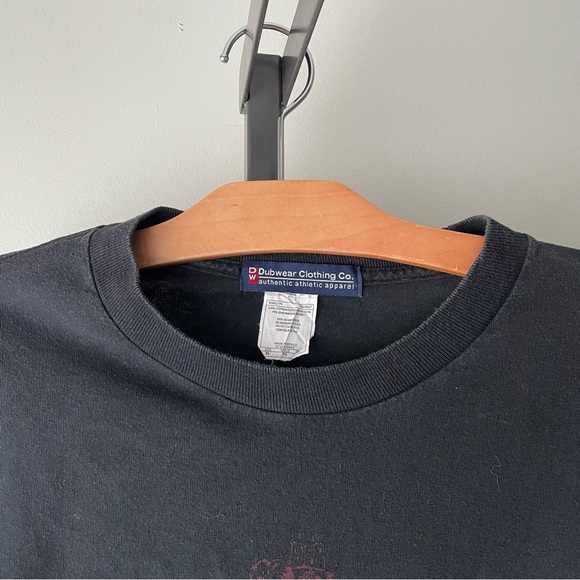 Vintage University of Calgary Long Sleeve Tshirt Tee Black Mens Size XL - Picture 6 of 7